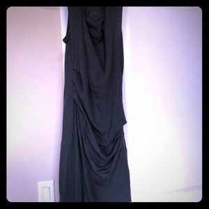 Helmut Lang dark grey wool dress size S